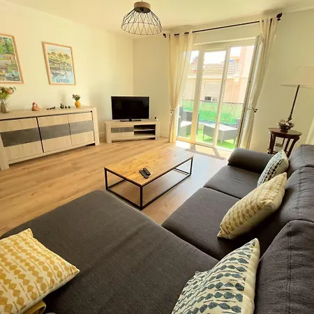 Le Vitrail D'arcachon - Appt Spacieux Terrasse Menage Draps Inclus * 阿卡雄