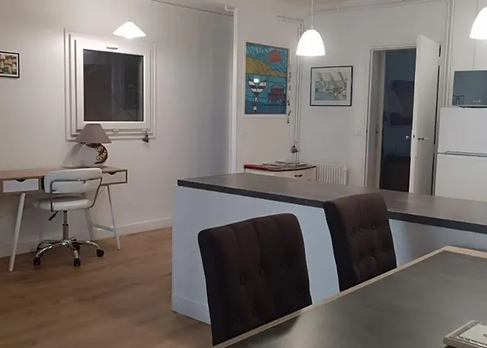 アパート Le Vitrail D'arcachon - Appt Spacieux Terrasse Menage Draps Inclus アルカション